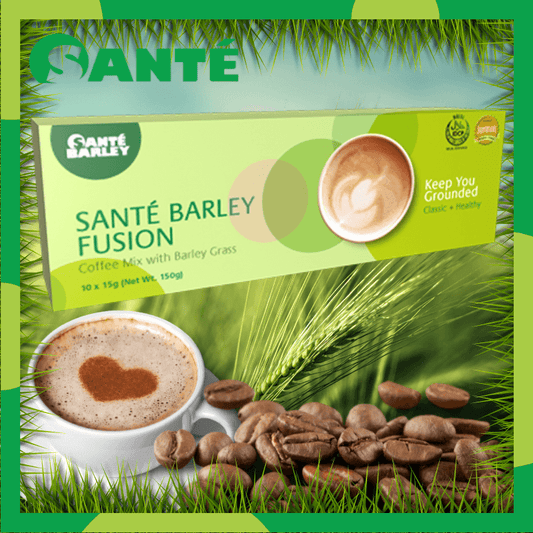 sante barley fusion coffee